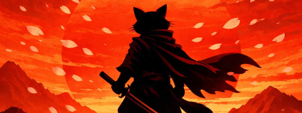 Casquette Neko Samouraï