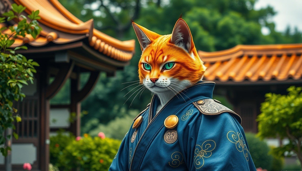 Mug Neko Samurai