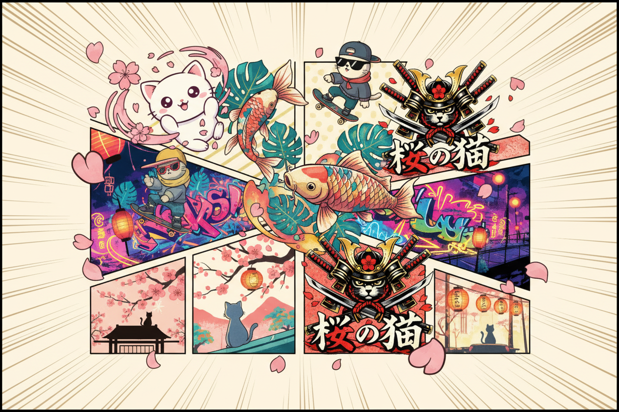 Signatures — vue éclatée manga