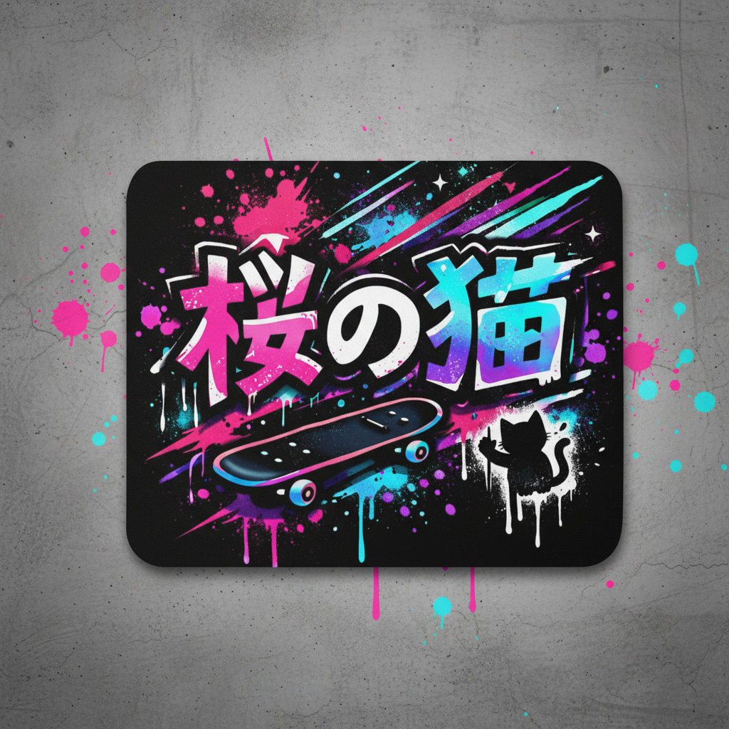 Tapis de souris Signature Neko Street